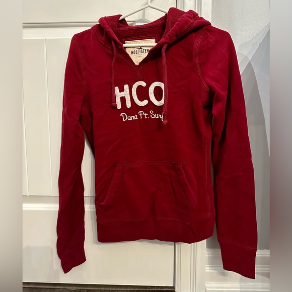 Hollister - Burgundy Hoodie - Picture 1 of 2